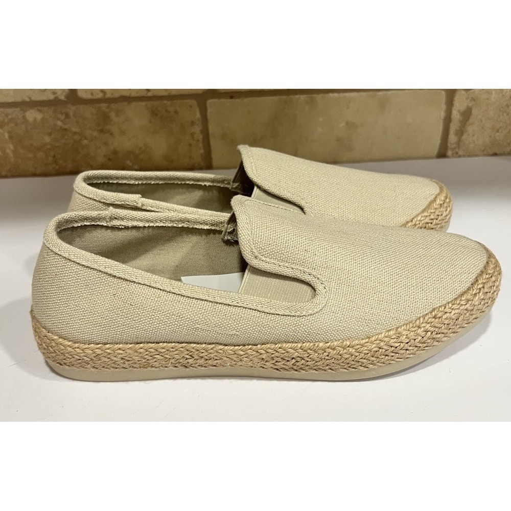 New Esprit Women's Shoes Slip On Natural Textile Nadine Espadrille Size 8.5